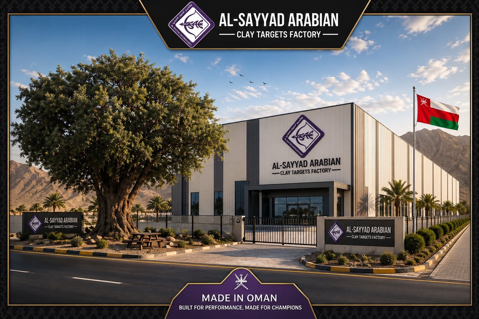 AL-SAYYAD ARABIAN Clay Targets Factory - Made in Oman